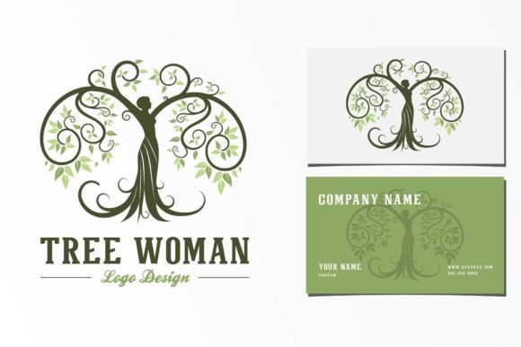 Download Tree Woman Logo Design - Design Collection