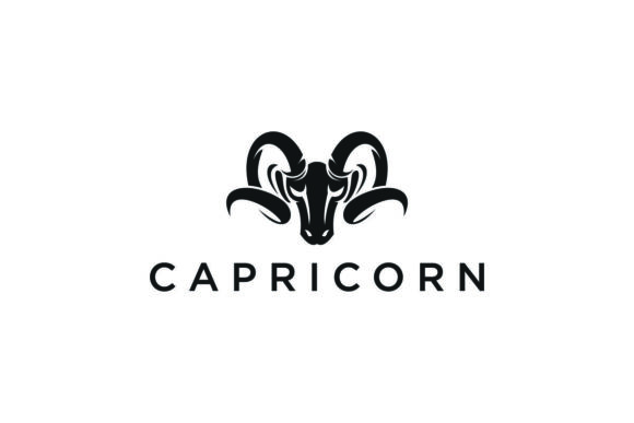Download Capricorn Zodiac Logo Design Modern - Design Collection