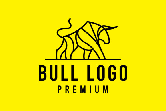 Download Abstract Bull Minimalist Logo Design - Design Collection