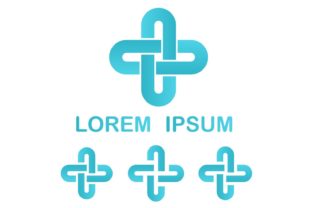 Download Cyan Geometrical Logo Design Set - Design Collection