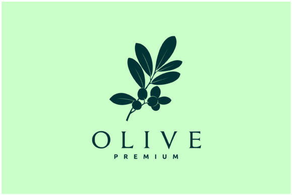 Download Olive Tree Minimalist Logo Design Vector - Design Collection