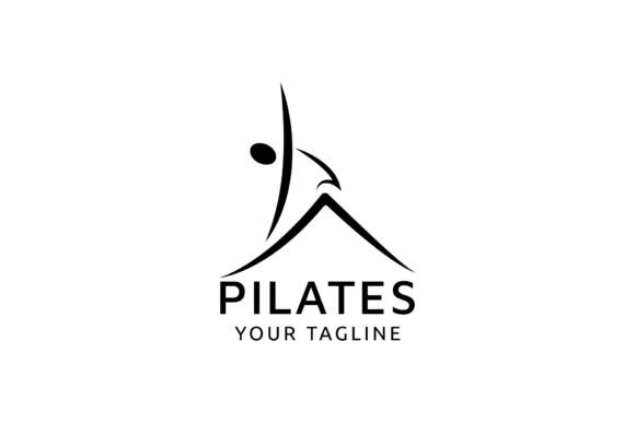 Download Silhouette Pilates Woman Logo Design - Design Collection