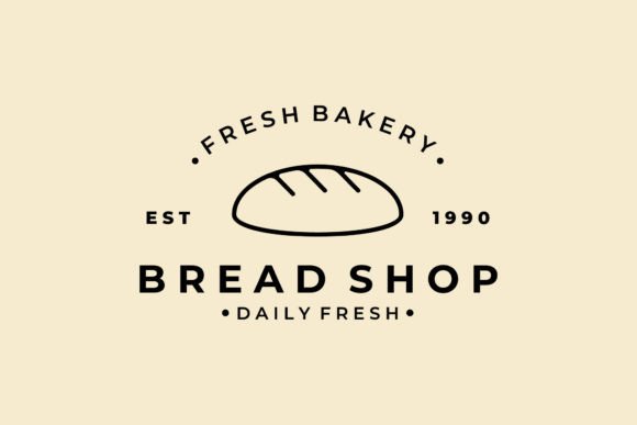 Download Bread Shop Logo Vector Template Design - Design Collection