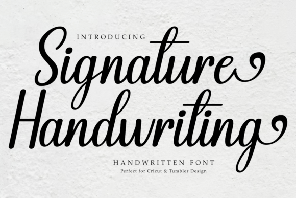 Download Signature Handwriting - Nature Collection