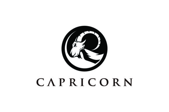 Download Capricorn Zodiac Logo Design Modern - Design Collection