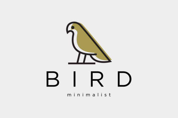 Download Bird Minimalist Logo Design Template - Design Collection