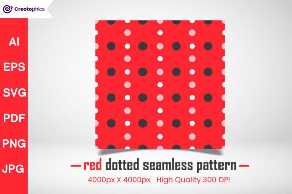 Download Red Polka Dot Seamless Pattern Design - Design Collection