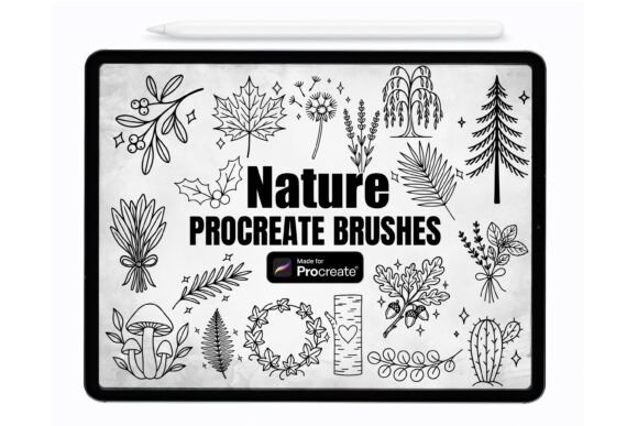 Download Nature Procreate Brushes | Stamps - Nature Collection