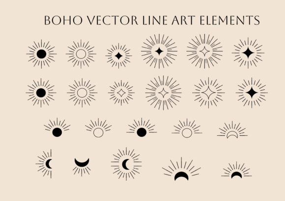 Download Boho Minimalist Logo Design Element - Design Collection