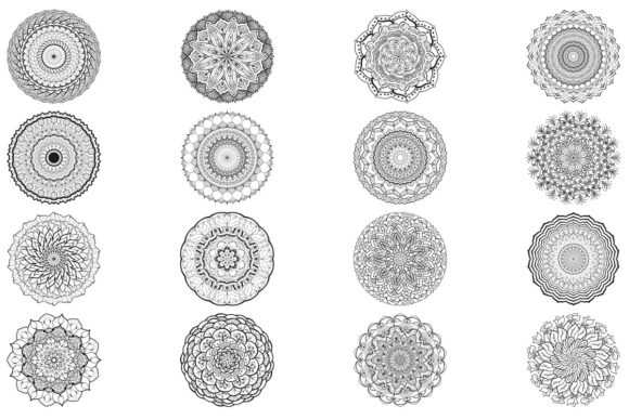 Download 46 Unique Detailed Designer Mandala Bundle - Tail Collection