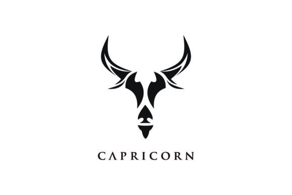 Download Capricorn Zodiac Logo Design Modern - Design Collection